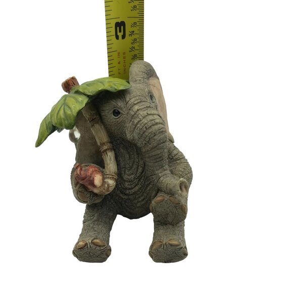 Tuskers Raindrop Elephant Figurine Hand Painted & Crafted Cute Animal Decor 9079 - Picture 6 of 11